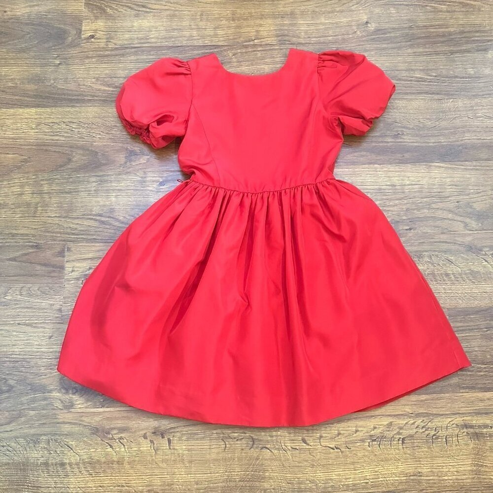 Polo Ralph Lauren balloon short sleeve satin dress